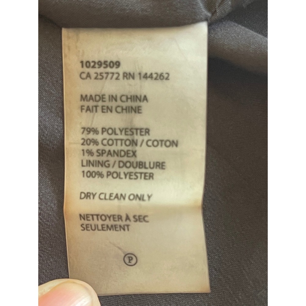 Dex The Suit Shop New York Grey Tweed Asymmetrical Snap Front Blazer XS Classic - Picture 4 of 10